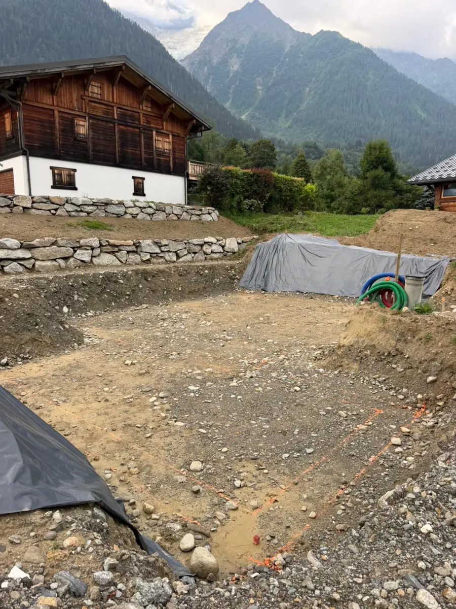 Terrain avant fondations